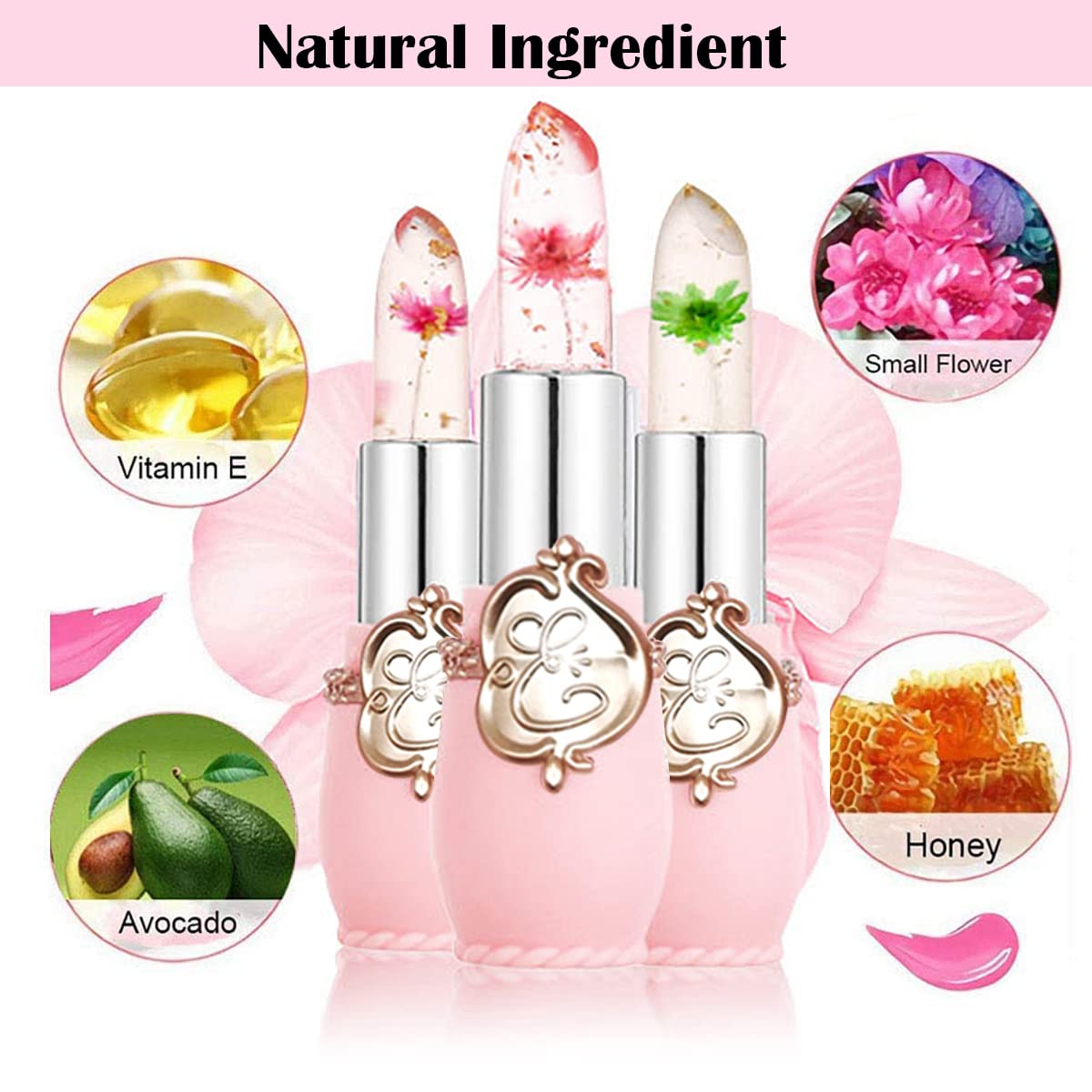 6 Pack Flower Jelly Lipstick πΈπβ¨