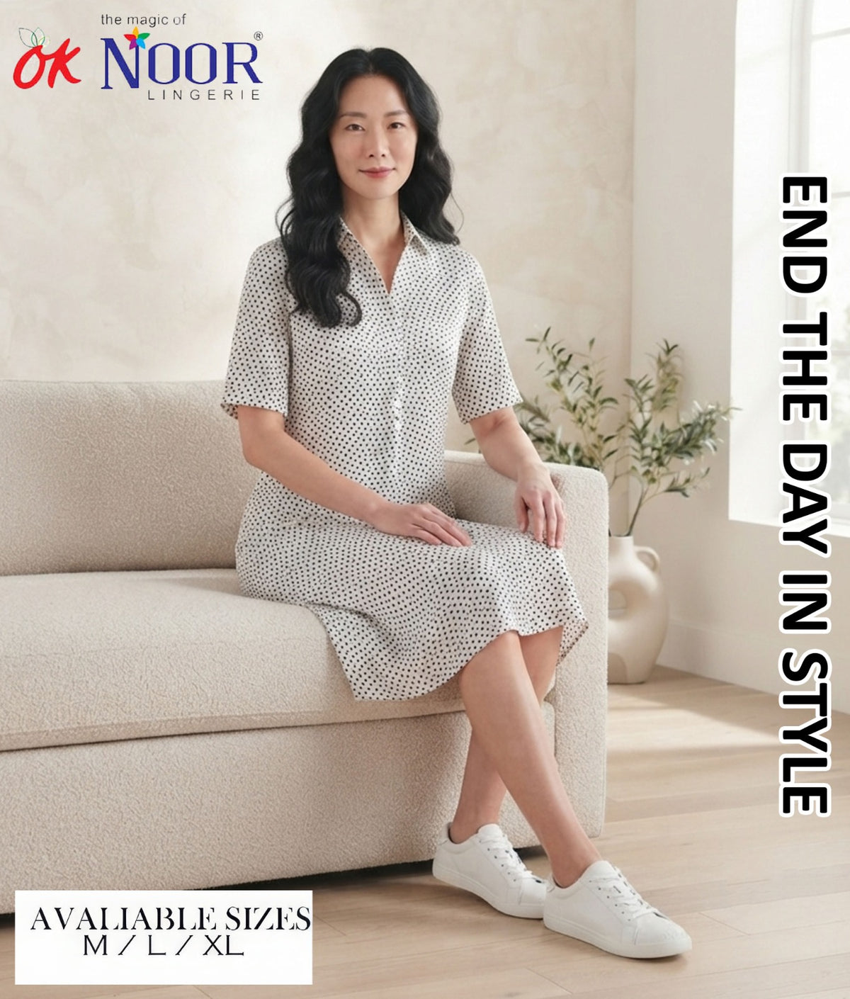 Women's Grey Short Night Suit