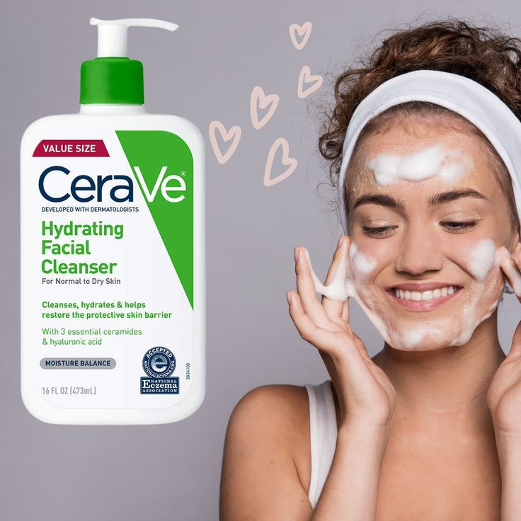 cerave hydrating facial cleanser -236ml