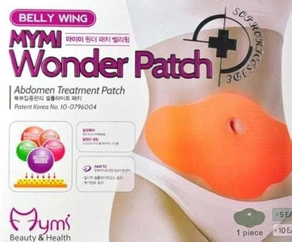 MYMI Wonder Patch Belly Slimming Patch 10 Pcs | Abdominal Wellness & Body-Care Patches