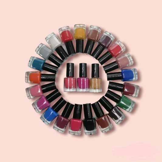 Peel Off Nail Polish Pack of 24