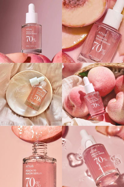 Anua Peach 70 Niacin Serum 10ml and 30ml