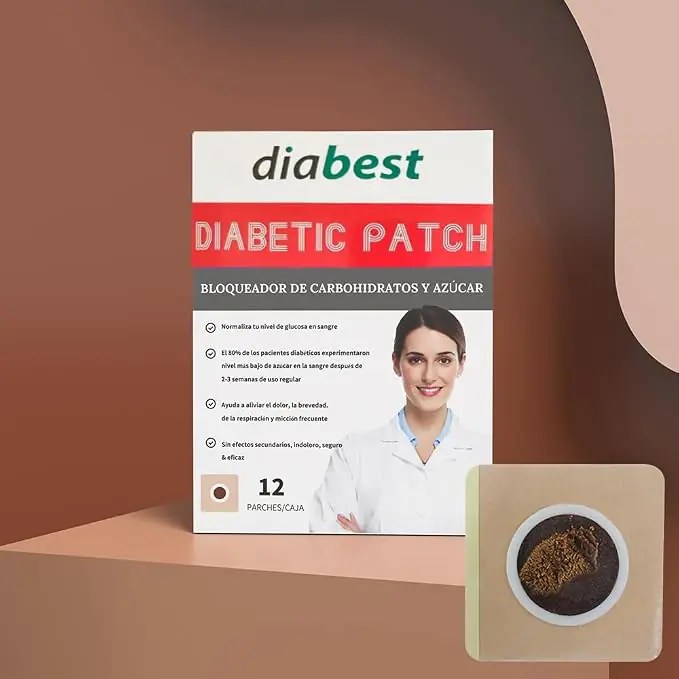 Diabest Diabetic Patch Carb & Sugar Blocker (12 Patches) | Herbal Wellness Support Patch