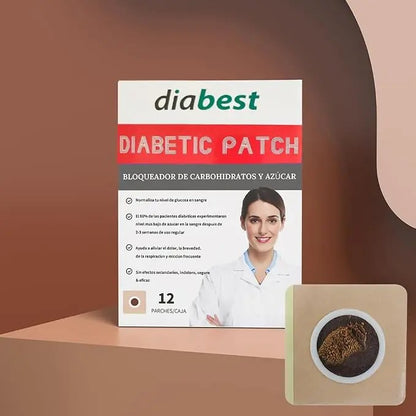 Diabest Diabetic Patch Carb & Sugar Blocker (12 Patches) | Herbal Wellness Support Patch