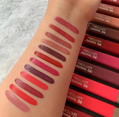 3Q BEAUTY MATTE LIPGLOSS PACK OF 12