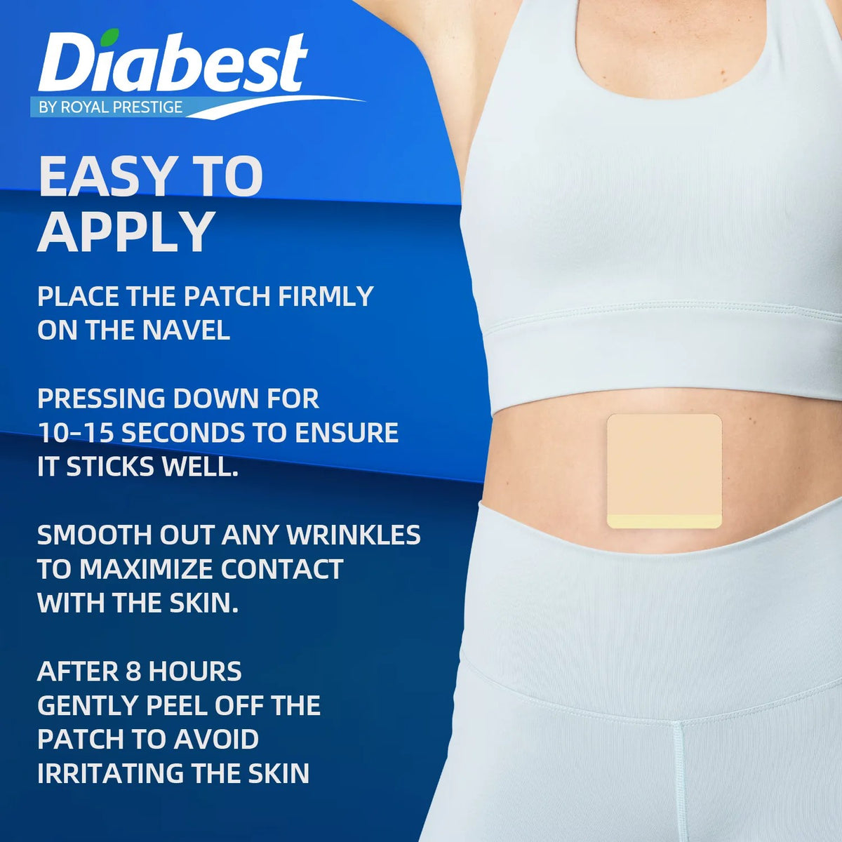 Herbal Diabetic Patch (12 Pcs) | Natural Blood Sugar Wellness Support Patch with Astragalus & Mulberry