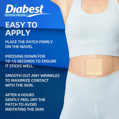 Herbal Diabetic Patch (12 Pcs) | Natural Blood Sugar Wellness Support Patch with Astragalus & Mulberry