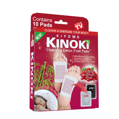 Kinoki Wolfberry Foot Patches (10 Pcs) | Goji Berry Herbal Overnight Foot Care & Relaxation Pads