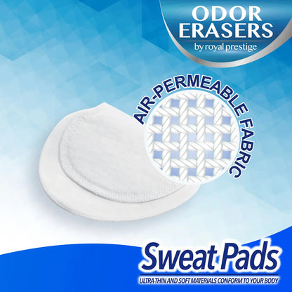 Odor Erasers Cologne Scented Underarm Sweat Pads for Men | Sweat & Odor Protection (12 Pads Set)
