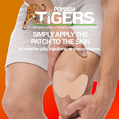 Pomada Tigers Capsaicin Knee & Joint Pain Relief Patch | Herbal Joint Comfort Patch