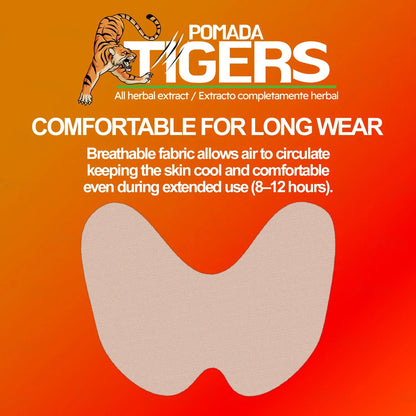 Pomada Tigers Capsaicin Knee & Joint Pain Relief Patch | Herbal Joint Comfort Patch