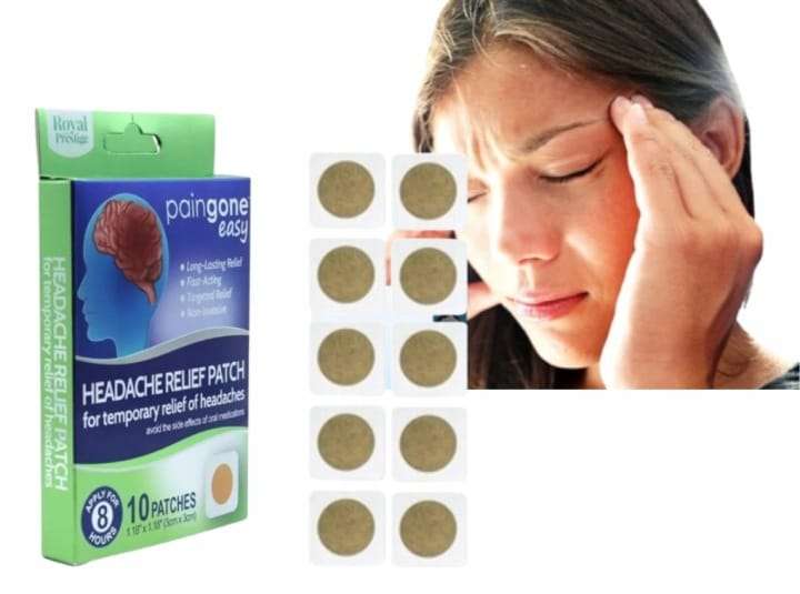 Royal Prestige Cooling Headache Relief Patch (10 Pcs) | Herbal Cooling Comfort Patch for Head & Forehead