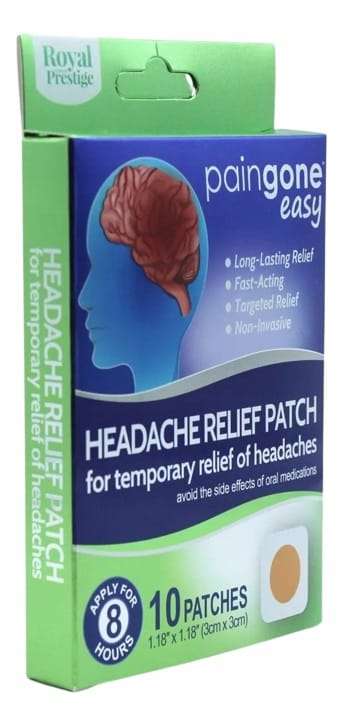 Royal Prestige Cooling Headache Relief Patch (10 Pcs) | Herbal Cooling Comfort Patch for Head & Forehead