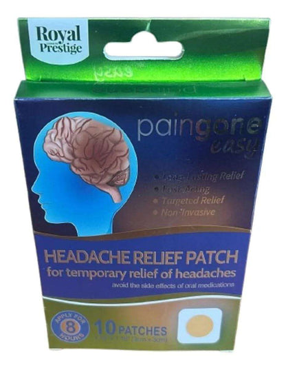 Royal Prestige Cooling Headache Relief Patch (10 Pcs) | Herbal Cooling Comfort Patch for Head & Forehead