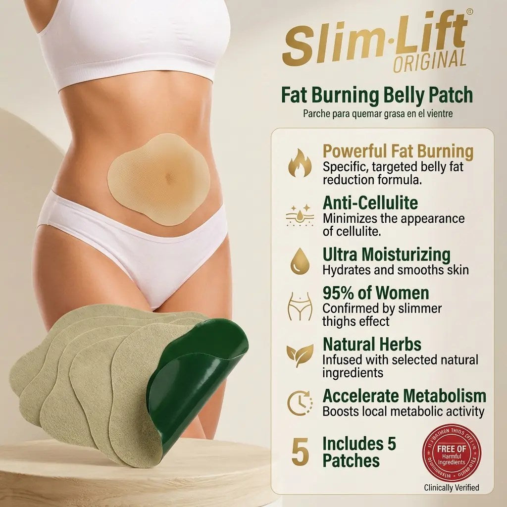 Slim Lift Original Herbal Slimming Patches – Anti-Cellulite Belly Fat Burning Patch (1 Pack)