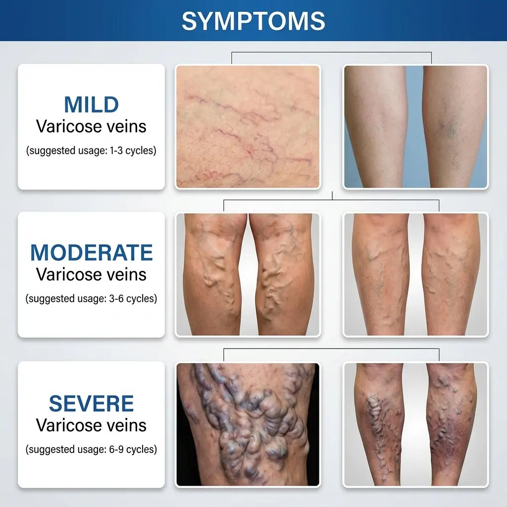 Varicose Vein Care Patch (8 Boxes) – Herbal Leg Support Patch for Circulation & Vein Comfort