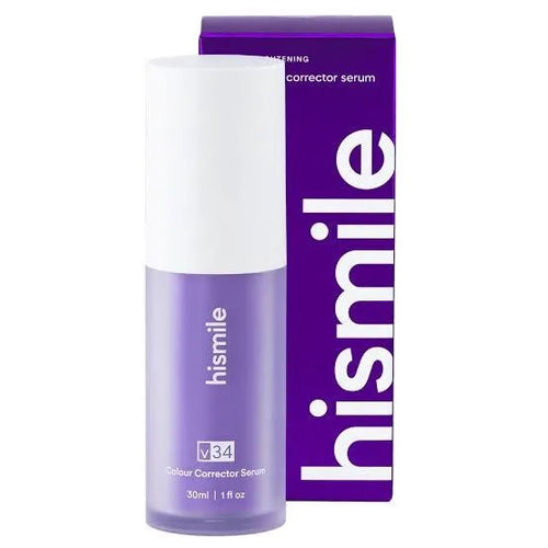 Hismile V34 Purple Colour Corrector Serum (30ml) | Teeth Brightening & Colour Correcting Whitening Serum