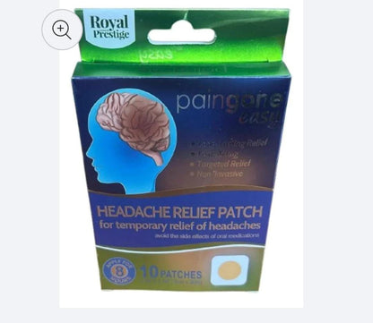 Royal Prestige Cooling Headache Relief Patch (10 Pcs) | Herbal Cooling Comfort Patch for Head & Forehead