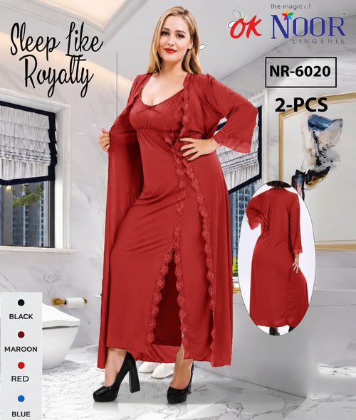 Nr 6020 2 Piece Red Night Suit