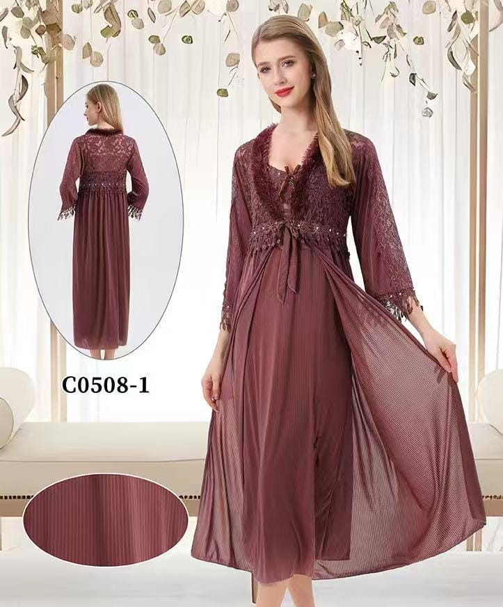 Women's Mauve Nightgown C0508 1