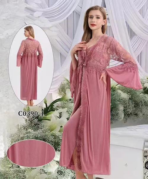 Women's Rose Pink Nightgown C0390