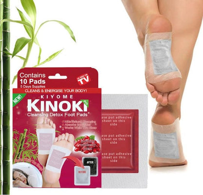 Kinoki Wolfberry Foot Patches (10 Pcs) | Goji Berry Herbal Overnight Foot Care & Relaxation Pads